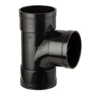 Tetraflow 92′ Triple Socket Branch 110mm Black (no boss)