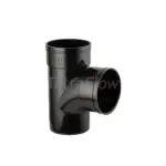 Tetraflow 92' Double Socket Branch 110mm Black