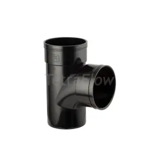 Tetraflow-92′-Double-Socket-Branch-110mm-Black
