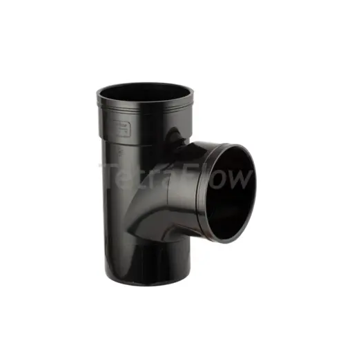 Tetraflow-92′-Double-Socket-Branch-110mm-Black