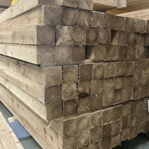 Arris Rail Green Treated 75x75mm (3.6m)