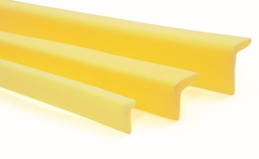 polyethylene flanking strip to isolate acoustic treatment