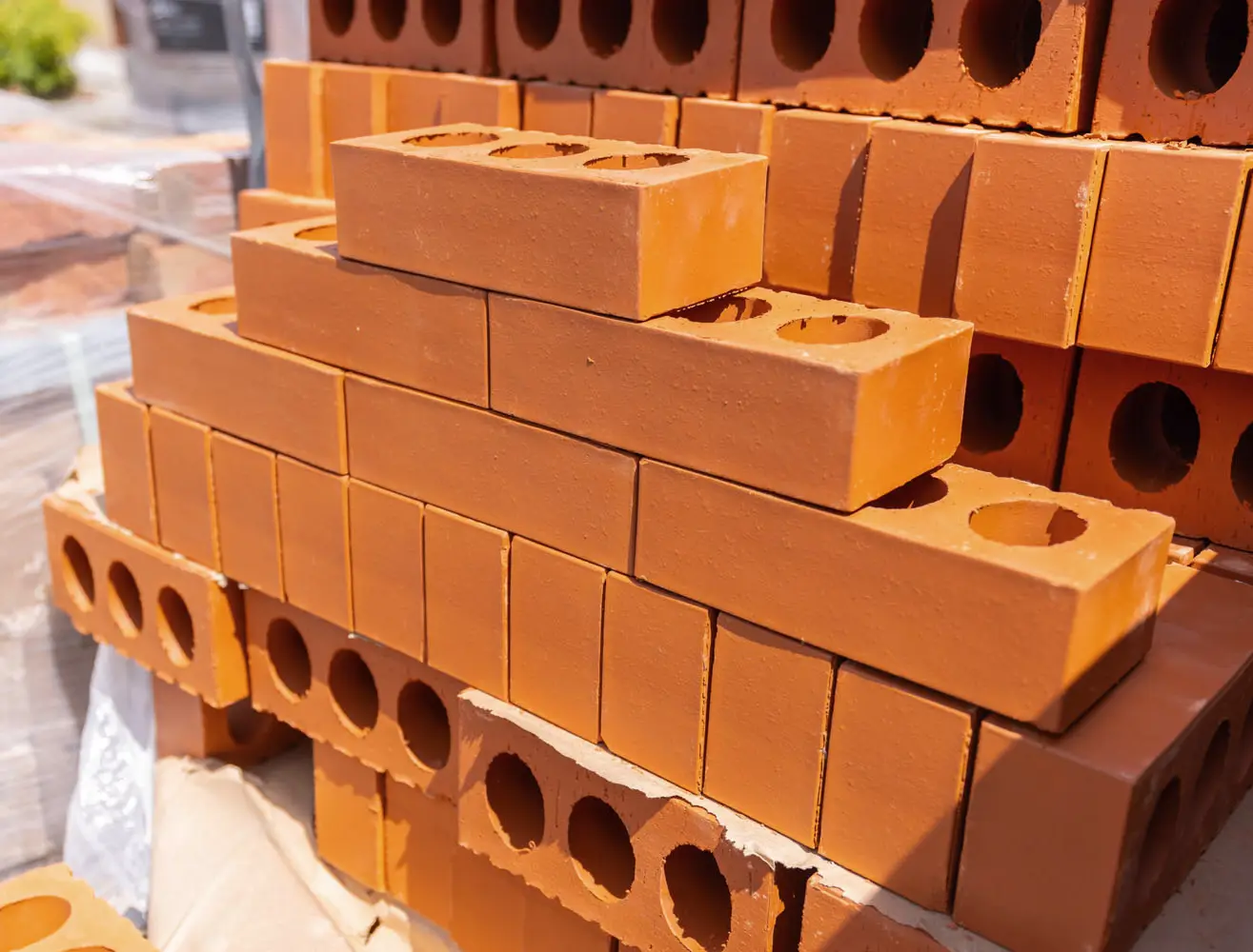 Wienerberger Class B Red 65mm Perforated Wirecut Engineering Brick - Pack of 400
