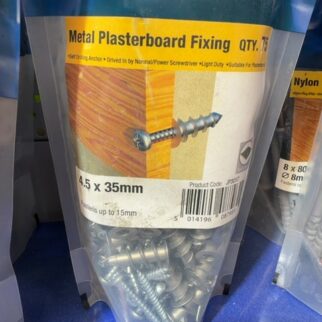 Metal Plasterboard Fixing 4.5 x 35mm