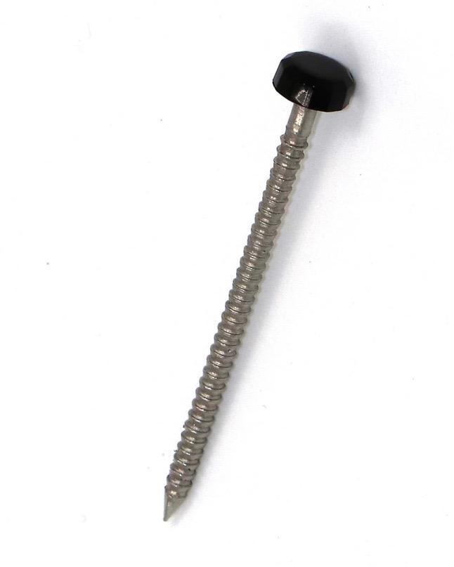 bLACK Plastic Headed Nail