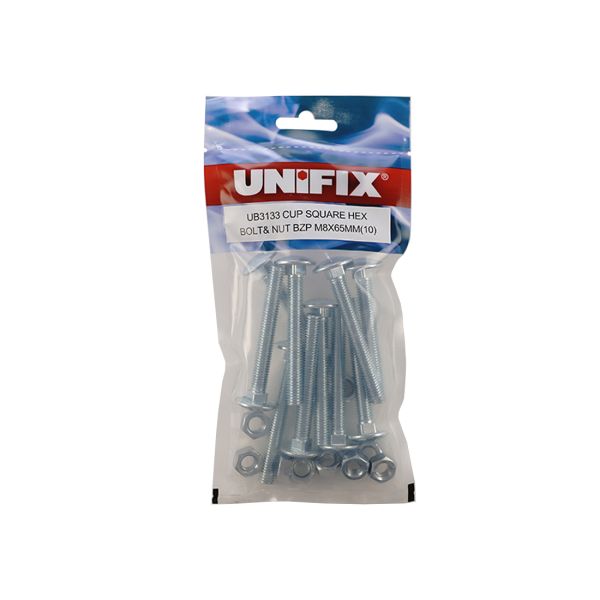 Cup Square Hex Bolt and Nut