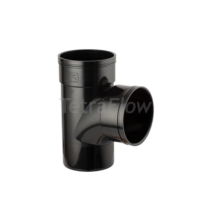 Tetraflow-92′-Double-Socket-Branch-110mm-Black