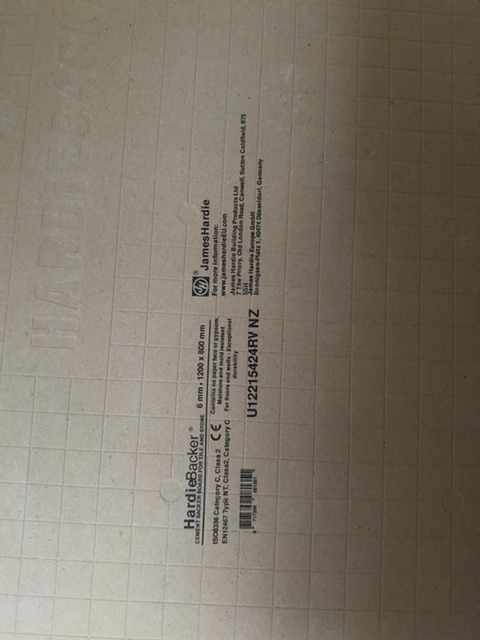 Hardie Backer Water-Proof Board 1200x800 - 6mm