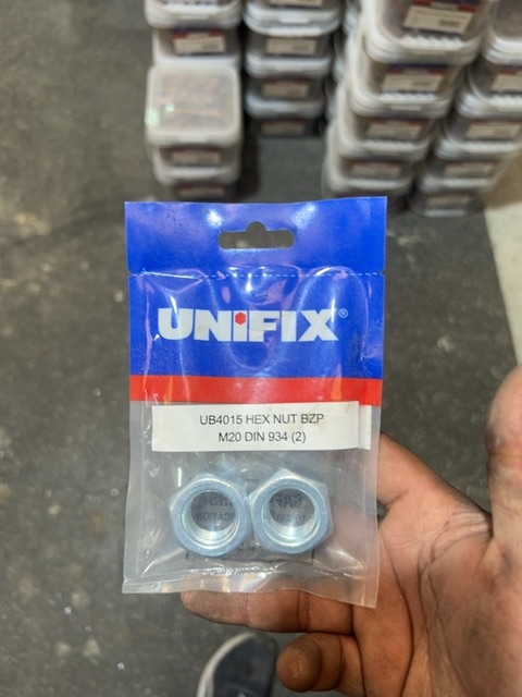 Hex Nut BZP M20