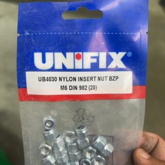 Nylon Insert Nut BZP M6