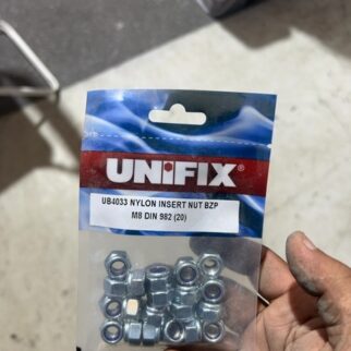 Nylon Insert Nut BZP M8 (20)