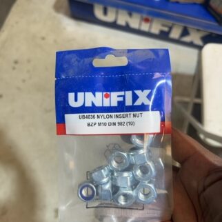 Nylon Insert Nut BZP M10